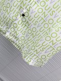 Louis Vuitton Fashion Mulberry Silk Logo Printed Casual Collar Short Sleeved Shirt