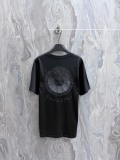 Burberry Fashion Sun Clock Embroidered T-shirt Couple Loose Casual Short Sleeve