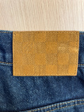 Louis Vuitton 26SS Fashion Curled Legs Logo Jacquard Jeans