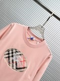 Burberry 26SS Classic Embroidered War Horse Short Sleeve Women Casual Round Neck T-shirt