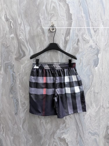 Burberry 26SS Classic Checkered Casual Shorts Men's Mesh Drawstring Swimming Pants