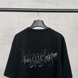 Balenciaga 26SS Fashion Personalized Logo Printed Short Sleeve Unisex Casual Oversize T-shirt