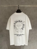 Chrome Hearts 26SS Fashion Patch Embroidered Short Sleeve Couple Casual Loose T-shirt