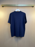 Louis Vuitton 26SS Fashion Embroidered Logo Pin Knitted Short Sleeve