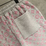 Louis Vuitton 26SS Couple Classic Versatile Full Logo Casual Shorts