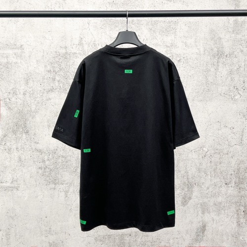 Balenciaga 26SS Fashion 520 Stickers Embroidered T-shirt Unisex Casual Oversize Short Sleeve