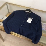 Gucci Fashion Versatile Full Logo Jacquard Knitted Cardigan