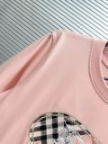 Burberry 26SS Classic Embroidered War Horse Short Sleeve Women Casual Round Neck T-shirt