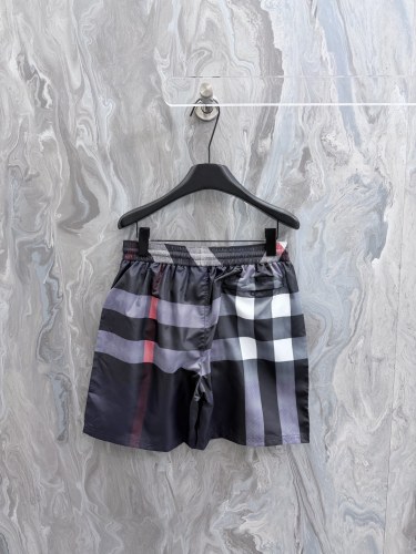 Burberry 26SS Classic Checkered Casual Shorts Men's Mesh Drawstring Swimming Pants