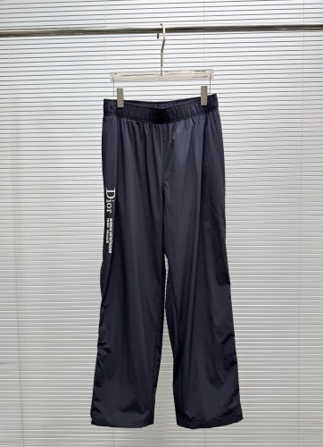 Dior 26SS Classic Embroidered Logo Nylon Casual Pants