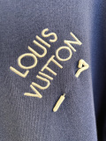 Louis Vuitton 26SS Fashion Embroidered Logo Pin Knitted Short Sleeve