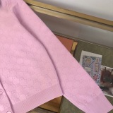 Gucci Fashion Versatile Full Logo Jacquard Knitted Cardigan
