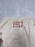 Balenciaga 26SS FashionTattoo Cream Casual Versatile Shorts