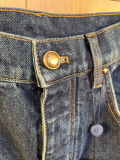 Louis Vuitton 26SS Fashion Curled Legs Logo Jacquard Jeans