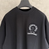 Chrome Hearts 26SS Fashion Patch Embroidered Short Sleeve Couple Casual Loose T-shirt