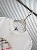 Burberry 26SS Classic Embroidered War Horse Short Sleeve Women Casual Round Neck T-shirt