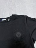Burberry Fashion Sun Clock Embroidered T-shirt Couple Loose Casual Short Sleeve