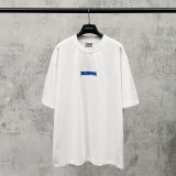 Balenciaga 26SS Fashion Melted Logo Printed T-shirt Unisex Versatile Oversize Short Sleeve