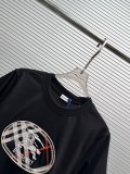 Burberry 26SS Classic Embroidered War Horse Short Sleeve Women Casual Round Neck T-shirt