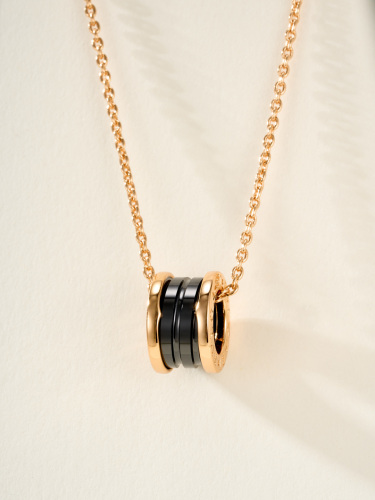 Bvlgari B.zero1Rock Couple Classic Fashion Versatile Ceramic Necklace