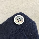 Thom Browne Classic Fashion Four Bar Wool Cardigan Coat