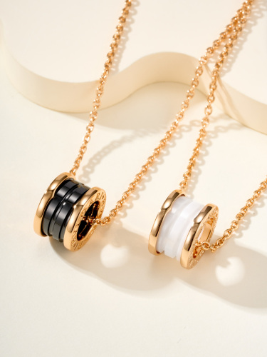 Bvlgari B.zero1Rock Couple Classic Fashion Versatile Ceramic Necklace
