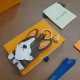 Louis Vuitton Couple Fashion Versatile Cute Dog Keychain Bag Pendant