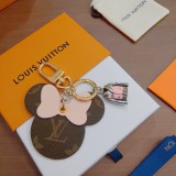 Louis Vuitton Couple Fashion Versatile Mickey Keychain Bag Pendant