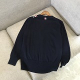 Thom Browne Classic Fashion Four Bar Wool Cardigan Coat