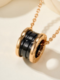 Bvlgari B.zero1Rock Couple Classic Fashion Versatile Ceramic Necklace