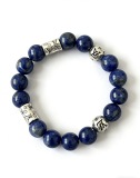 Louis Vuitton Fashion Multi Element Agate Thai Silver Style Bracelet Couple Retro Silver Bracelet