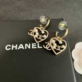 Chanel New Fashion Versatile Love Pearl CC Earrings