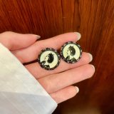 Chanel New Fashion Versatile Portrait Earrings