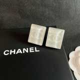 Chanel New Fashion Versatile Square CC Earrings