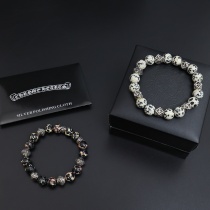 Chrome Hearts Couple Versatile Retro Natural Stone Bracelet