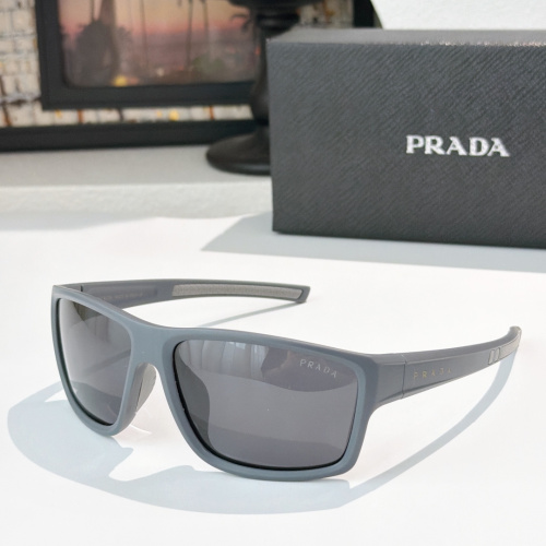 Prada Fashion Retro Square Sunglasses Glasses Size: 61-17-128