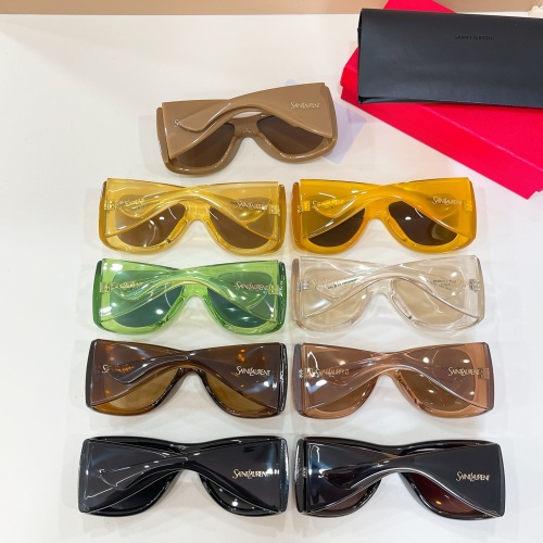Yves Saint Laurent Fashion Retro Square Sunglasses Glasses Size: 63-20-130