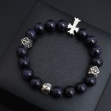 Chrome Hearts Couple Versatile Retro Multi Element Natural Stone Bracelet