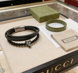 Gucci Couple Classic Retro Double Loop Tiger Head Bracelet