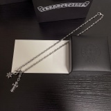 Chrome Hearts Couple Retro Multi Element Cross Pendant Necklace