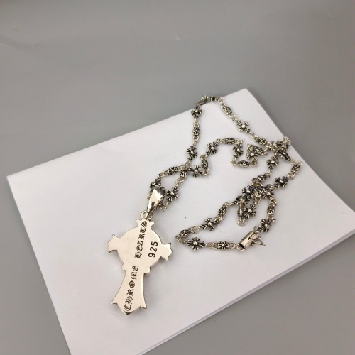 Chrome Hearts Couple Retro Multi Element Horseshoe Cross Pendant Necklace 60 CM