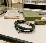 Gucci Couple Classic Retro Double Loop Tiger Head Bracelet