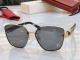 Gucci Fashion Versatile Square Frame Sunglasses Glasses Size: 62-14-145