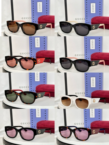 Gucci Fashion Versatile Large Frame Sunglasses Glasses Size: 54-20-145