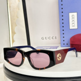 Gucci Fashion Versatile Square Frame Sunglasses Glasses Size: 51-21-140