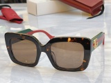 Gucci Fashion Versatile Square Frame Sunglasses Glasses Size: 52-22-145