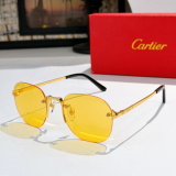Cartier Fashion Versatile Frameless Sunglasses Glasses Size: 53-21-145