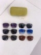 Gucci Fashion Versatile Square Sunglasses Glasses Size: 59-16-145