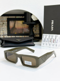 Prada Fashion Versatile Square Frame Sunglasses Glasses Size: 54-20-145