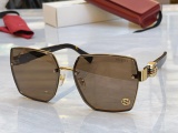Gucci Fashion Versatile Square Frame Sunglasses Glasses Size: 62-16-145